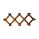 Wall coat rack "accordion" in solid wood