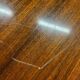 Vintage round corner bench / dining area / small dining room bench