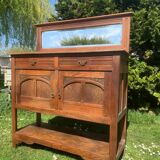 Art Nouveau oak sideboard
