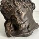 "The youth" — Claude Mary, bronze with patina, original numbered edition, 1992