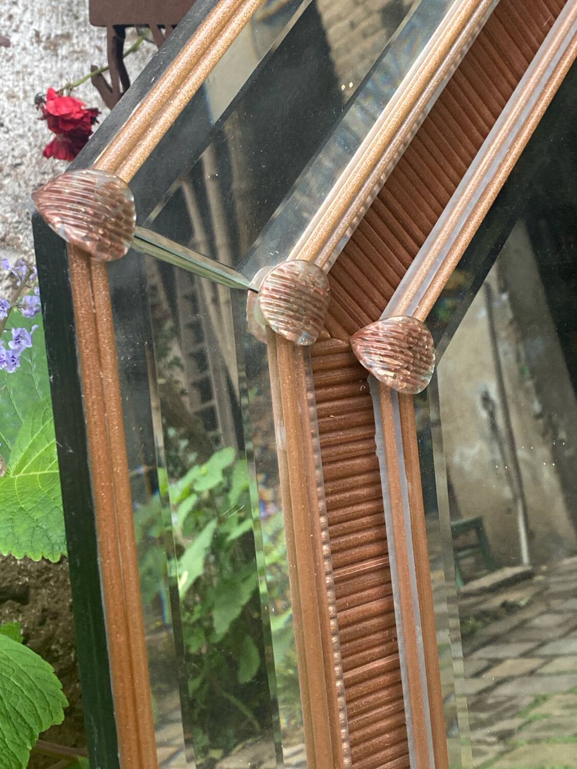 Large contemporary Murano mirror