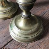Brass candlesticks