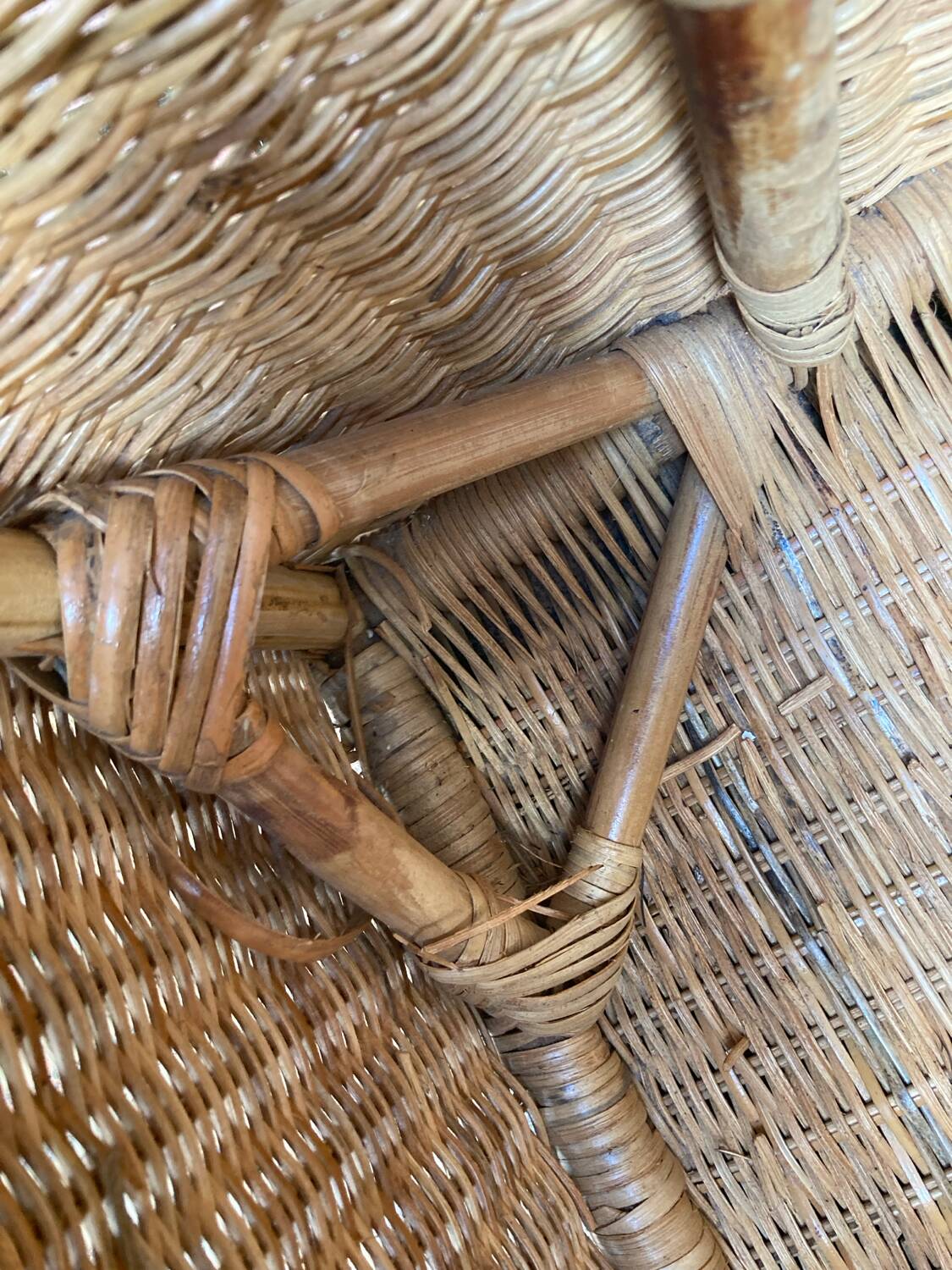 Vintage wicker chest