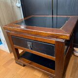 Handcrafted solid wood bedside table