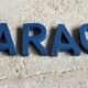 Metal sign letters forming the word GARAGE - vintage workshop