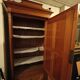 Wardrobe with a pitch pine door.