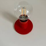 Goro red wall or ceiling light by Sergio Mazza Quattrifolio design