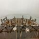 Lot of 8 BMF Nagel 1970 modular candlesticks
