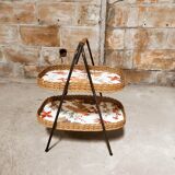 Vintage servant display or magazine holder