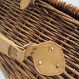 Rectangular wicker trunk