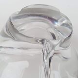 Daum France crystal ashtray