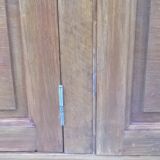 3-door oak bookcase