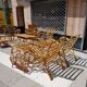 Salon de jardin d'hiver design 70 en bambou