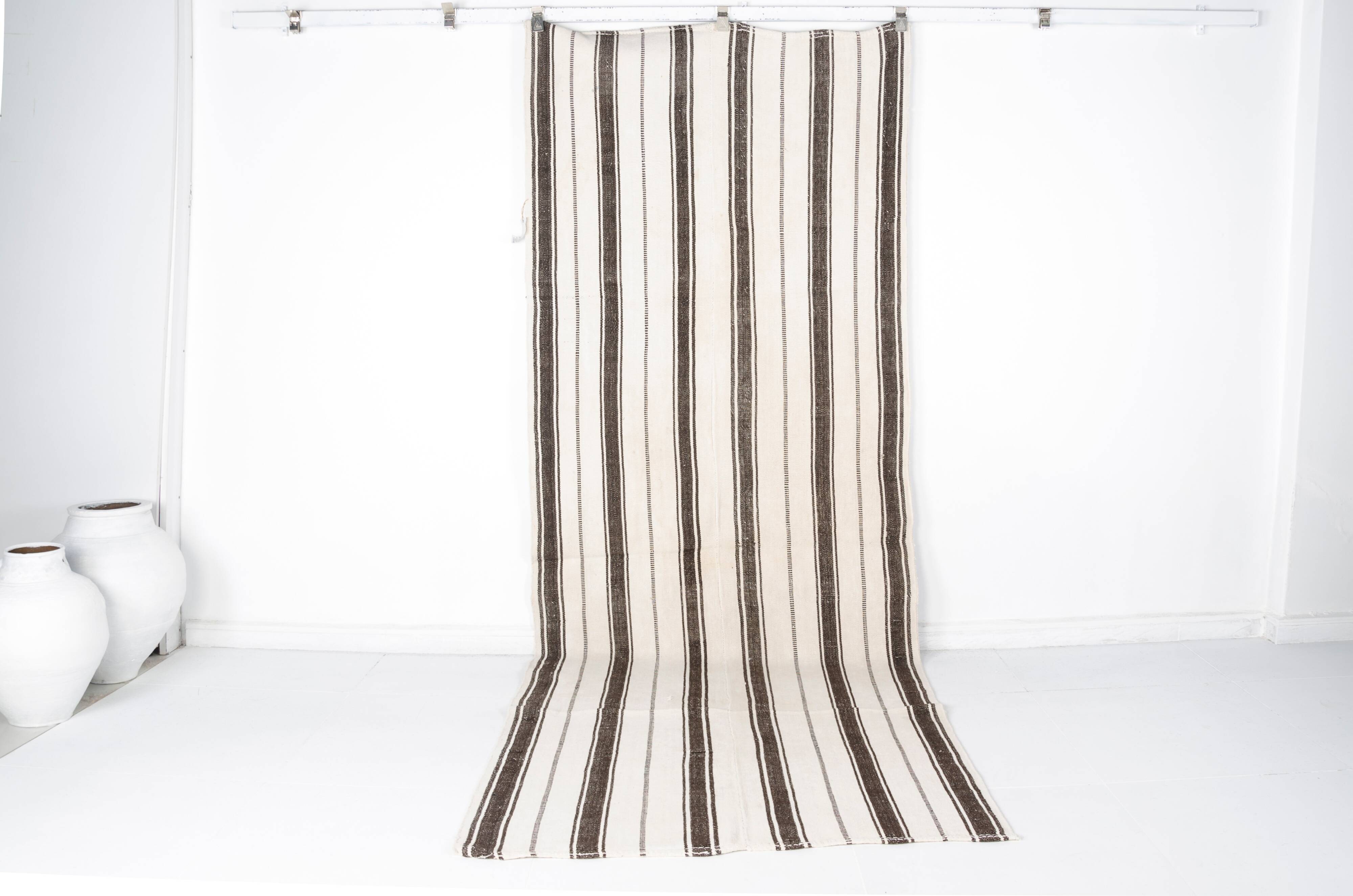 Vintage Turkish Hemp Runner Rug