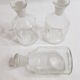 Ensemble de trois flacons de laboratoire pharmacie 250 ml