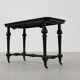 Table d'appoint anglaise avec incrustations en bois par John Taylor & Sons, XIXe siècle