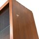 XL vintage wooden display cabinet / sideboard / wall cupboard