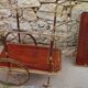 Vintage rolling bar trolley