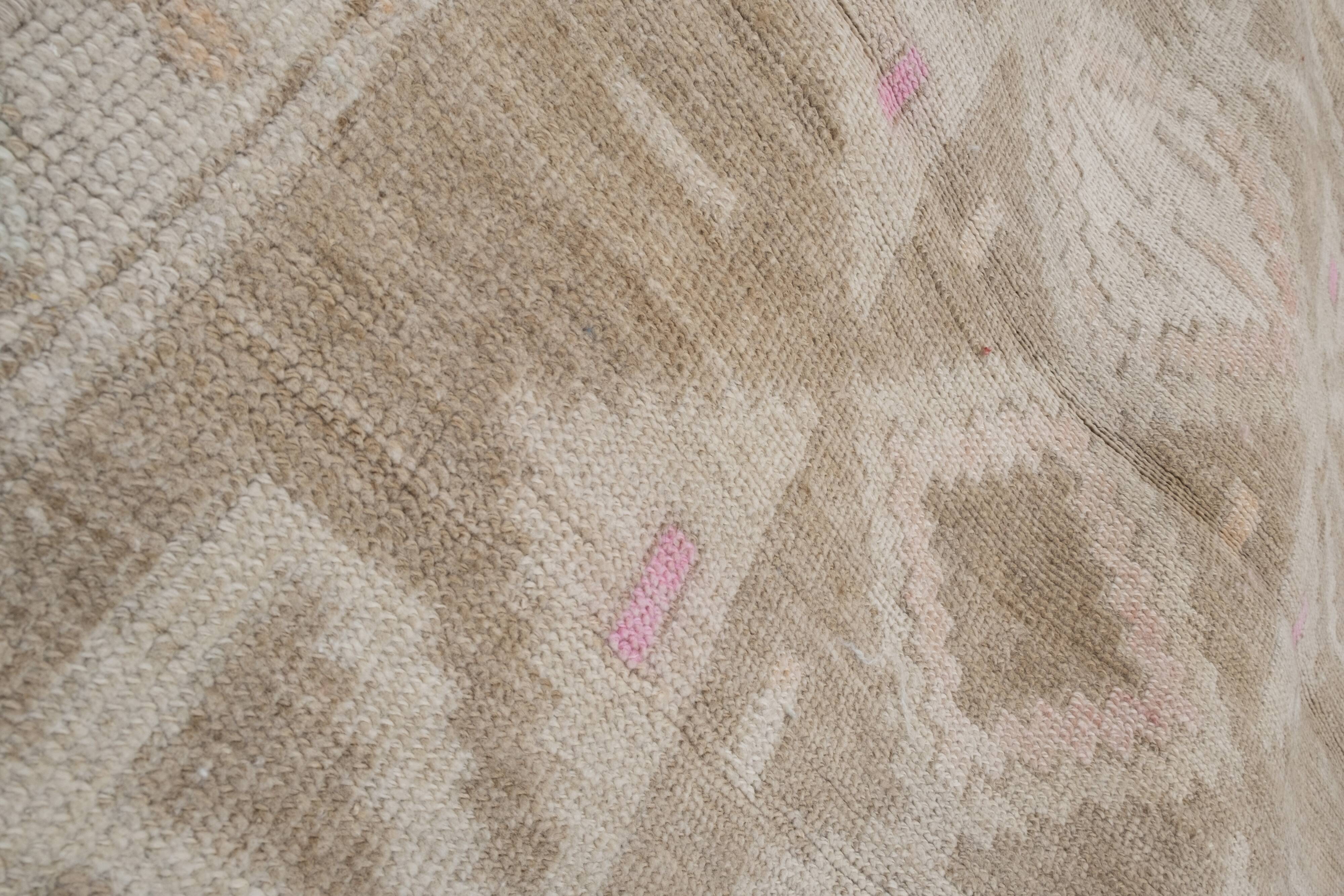 Soft Color Turkish Antique Small Handmade Traditional Door Mat Small Rug