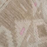 Soft Color Turkish Antique Small Handmade Traditional Door Mat Small Rug