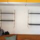 Gold and brown thong shelf