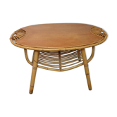 Table basse en rotin