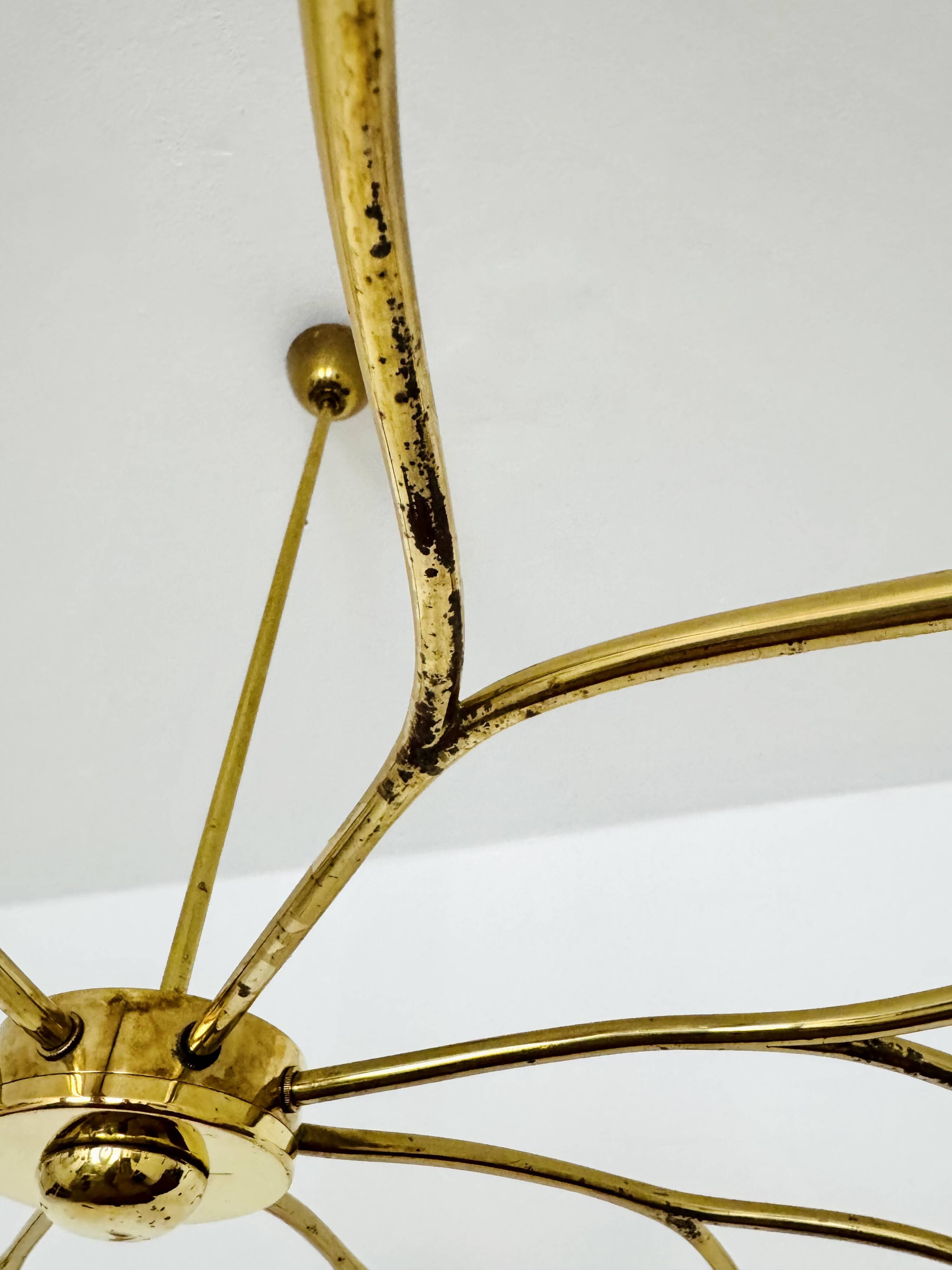 XXL Austrian Brass Chandelier by Kalmar