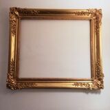 Louis XV large format gilded frame - Foliage: 66 x 55 cm