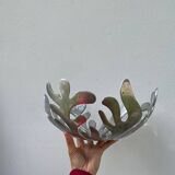 Designer metal fruit bowl