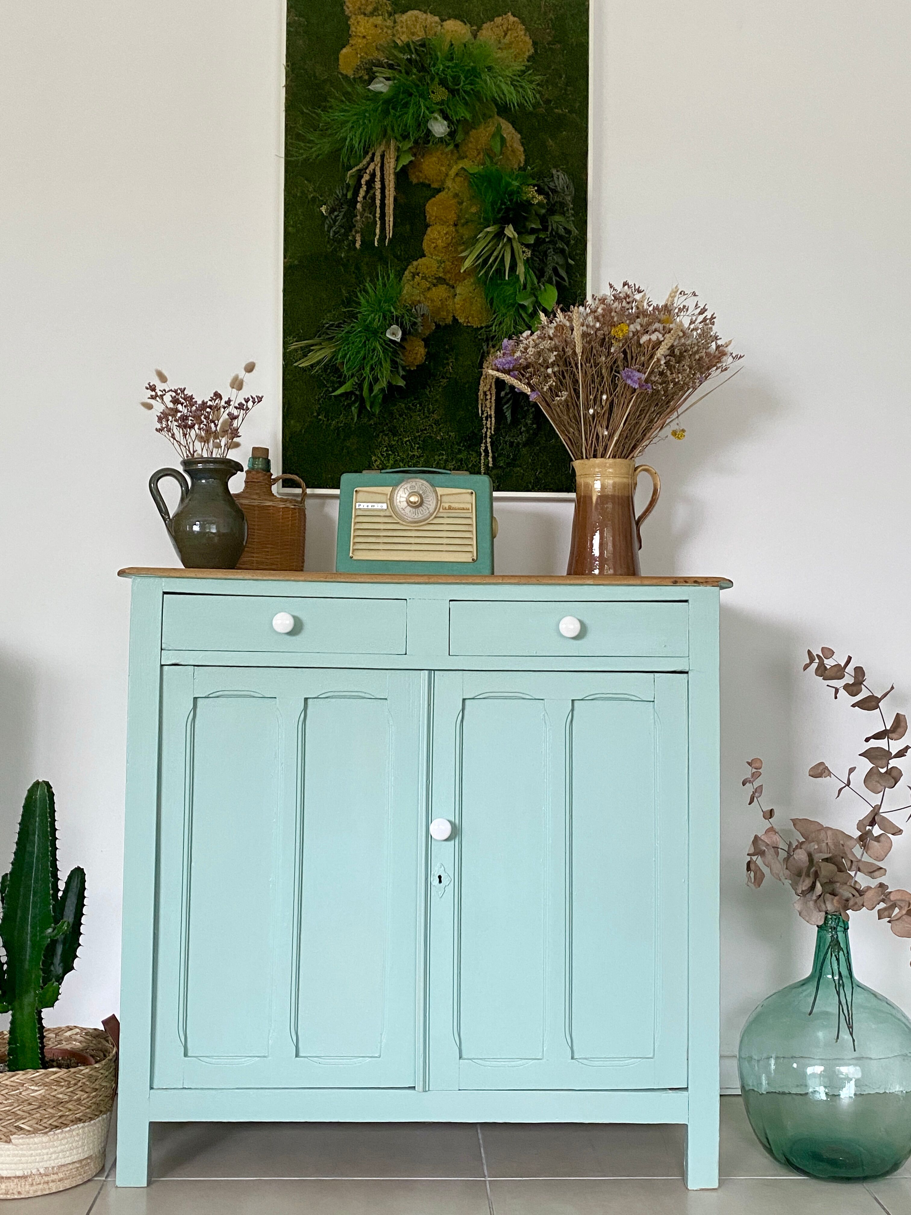 Parisian buffet green mint