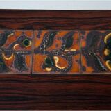 Table basse, design danois, années 60. Rénovée.