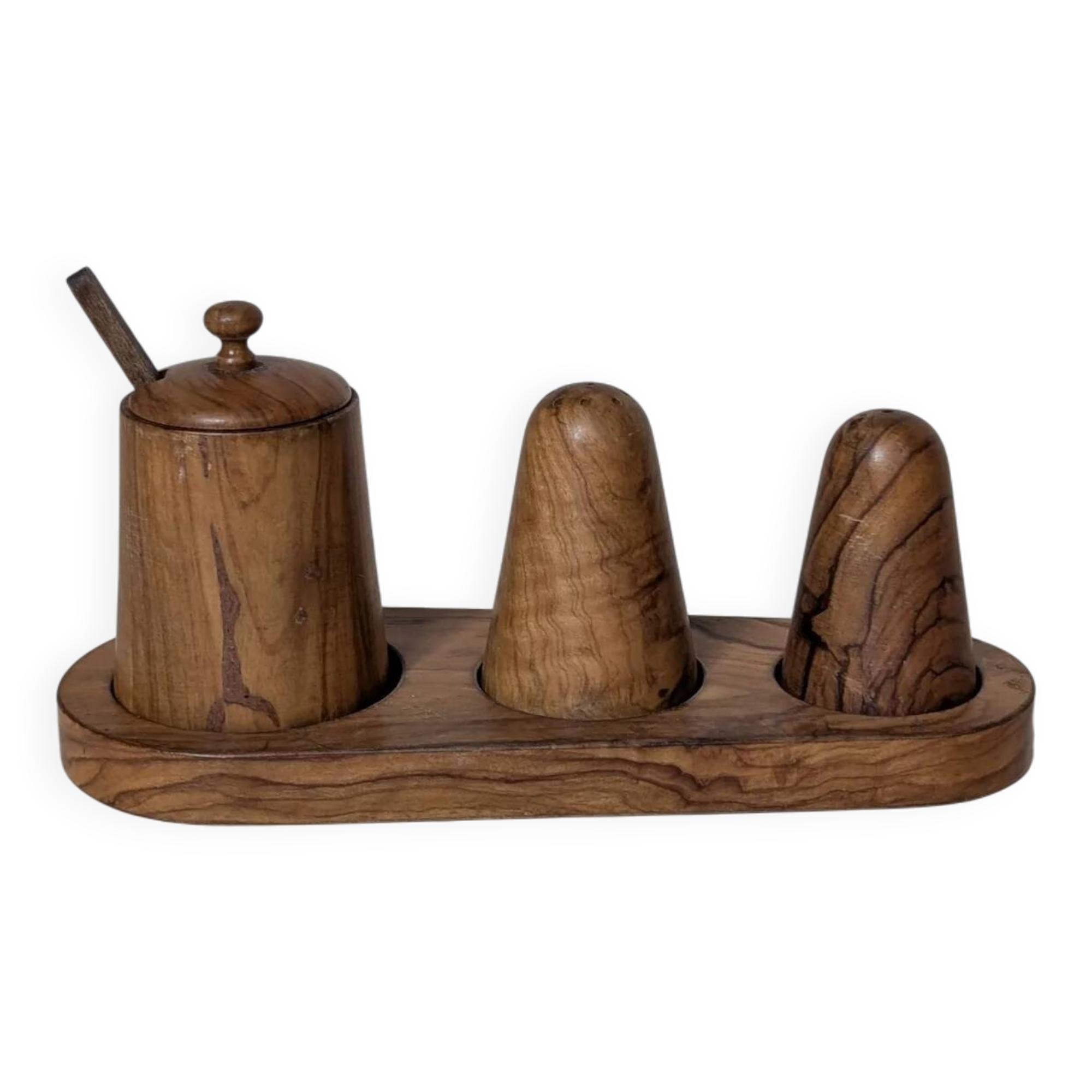 Wooden saucier set