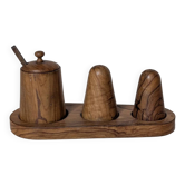 Wooden saucier set