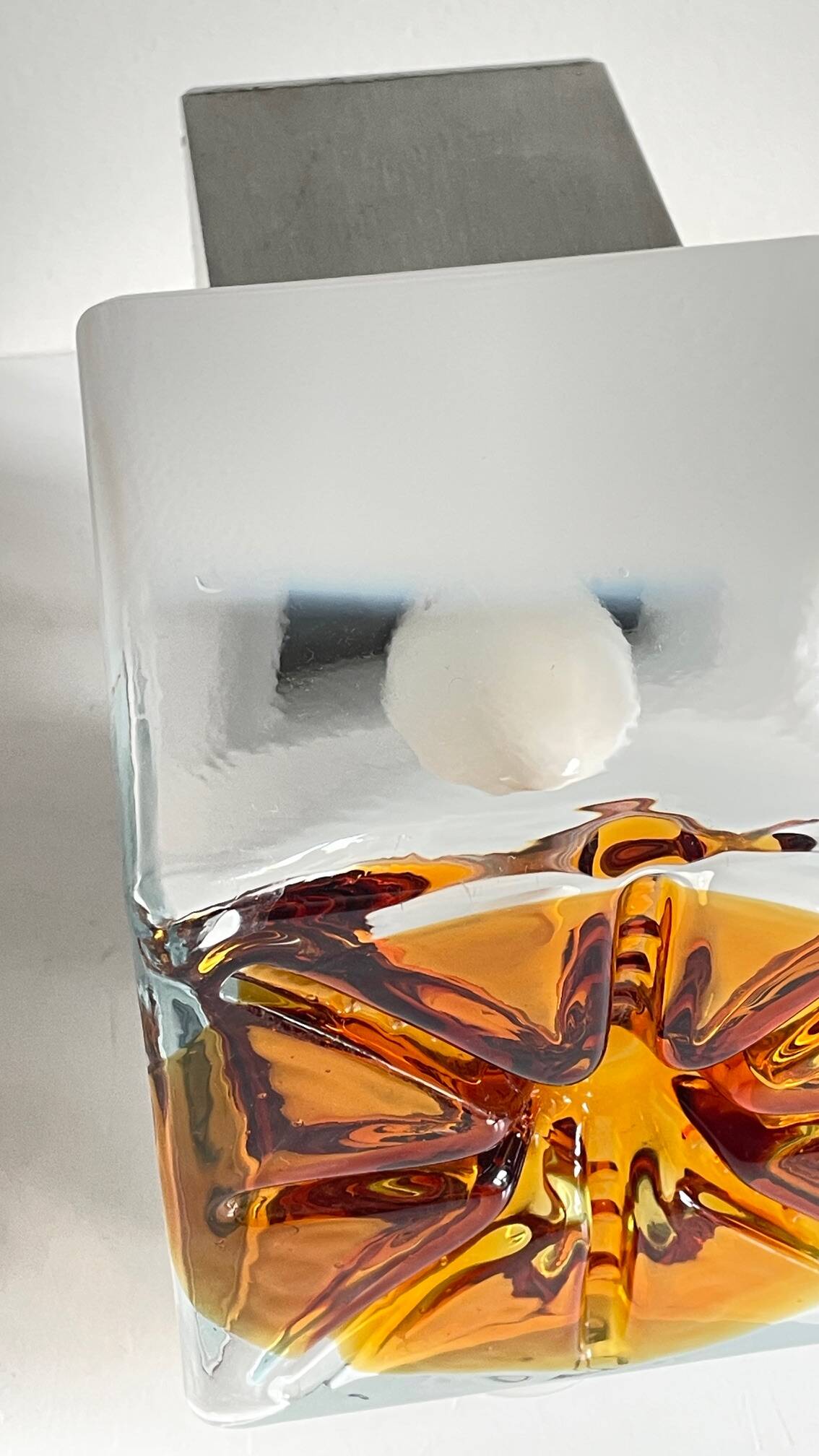 Space age style mazzega wall light