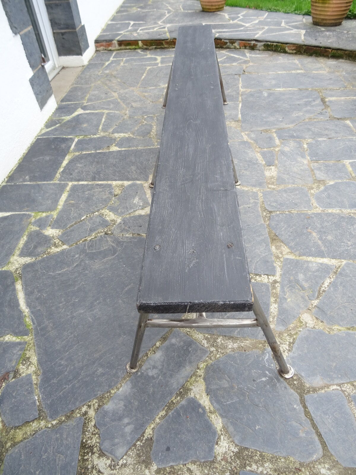 Banc 6 pieds inox 205 cm