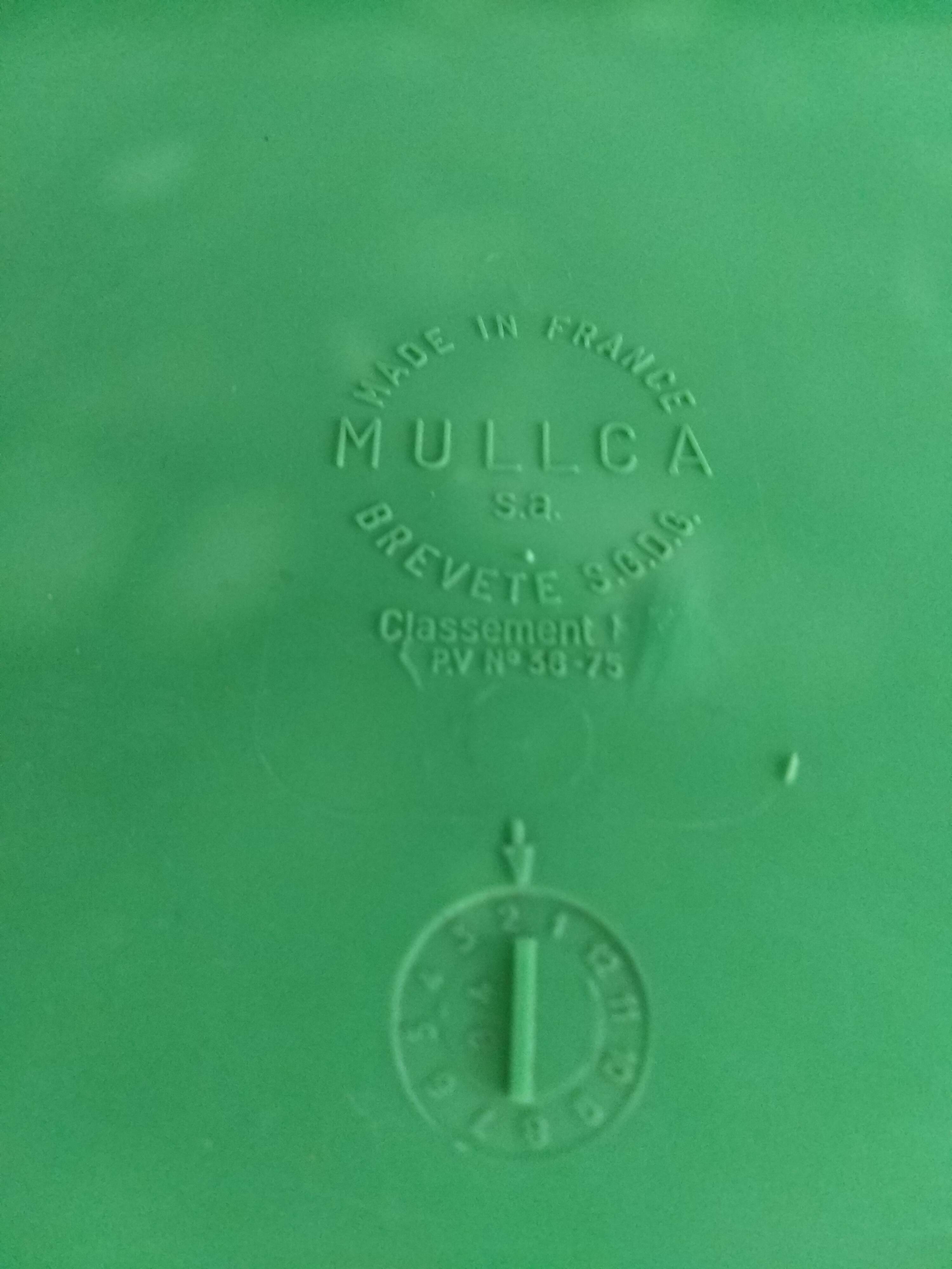 6 vintage MULLCA Green Apple chairs