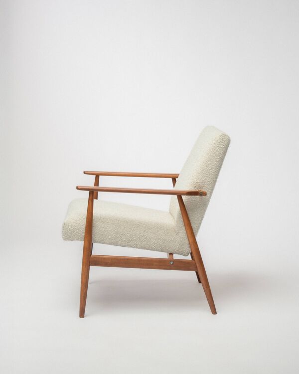 Fauteuil Lisek Mid-Century – Original vintage des années 1960 restauré par Henryk Lis