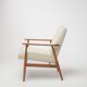 Fauteuil Lisek Mid-Century – Original vintage des années 1960 restauré par Henryk Lis