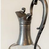 Ewer, Glass and tin, circa 1950