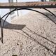 Wrought Iron and Natural Stone Console