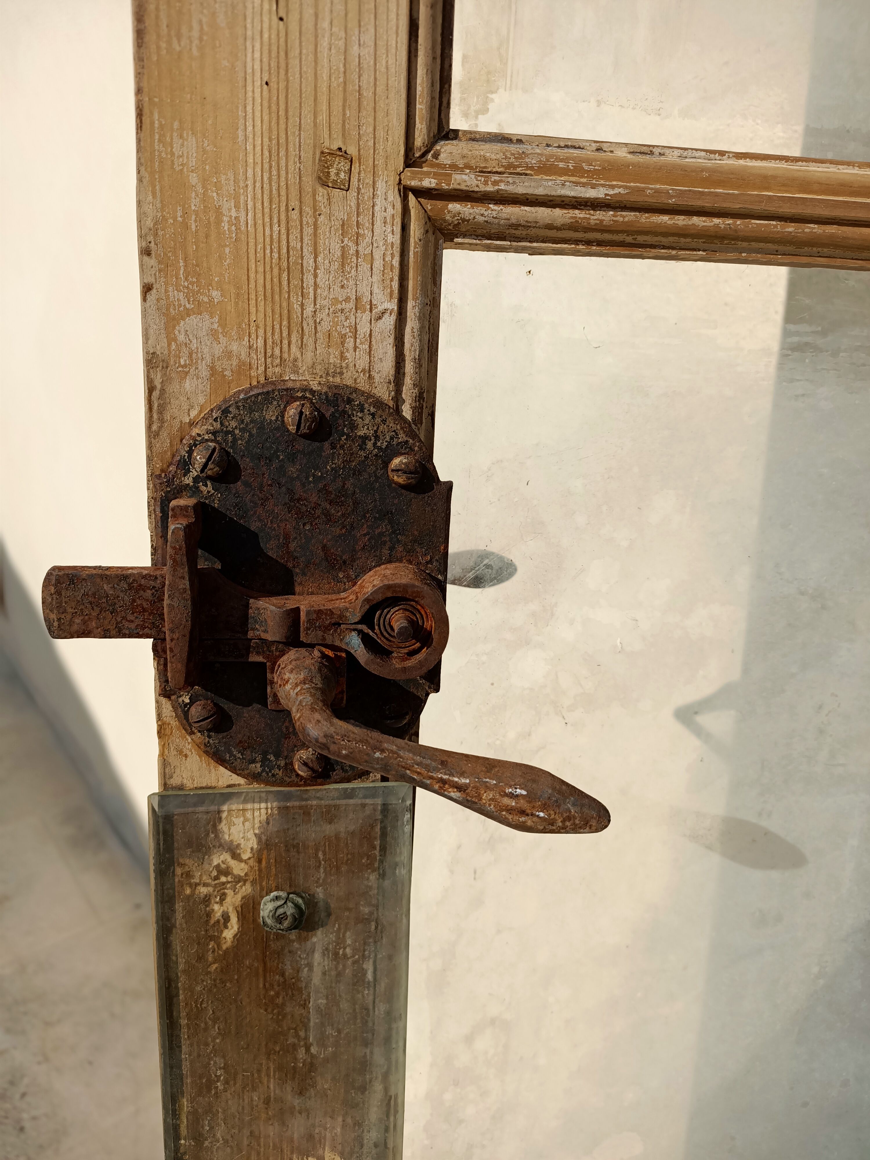 Porte ancienne 6 carreaux 86x243