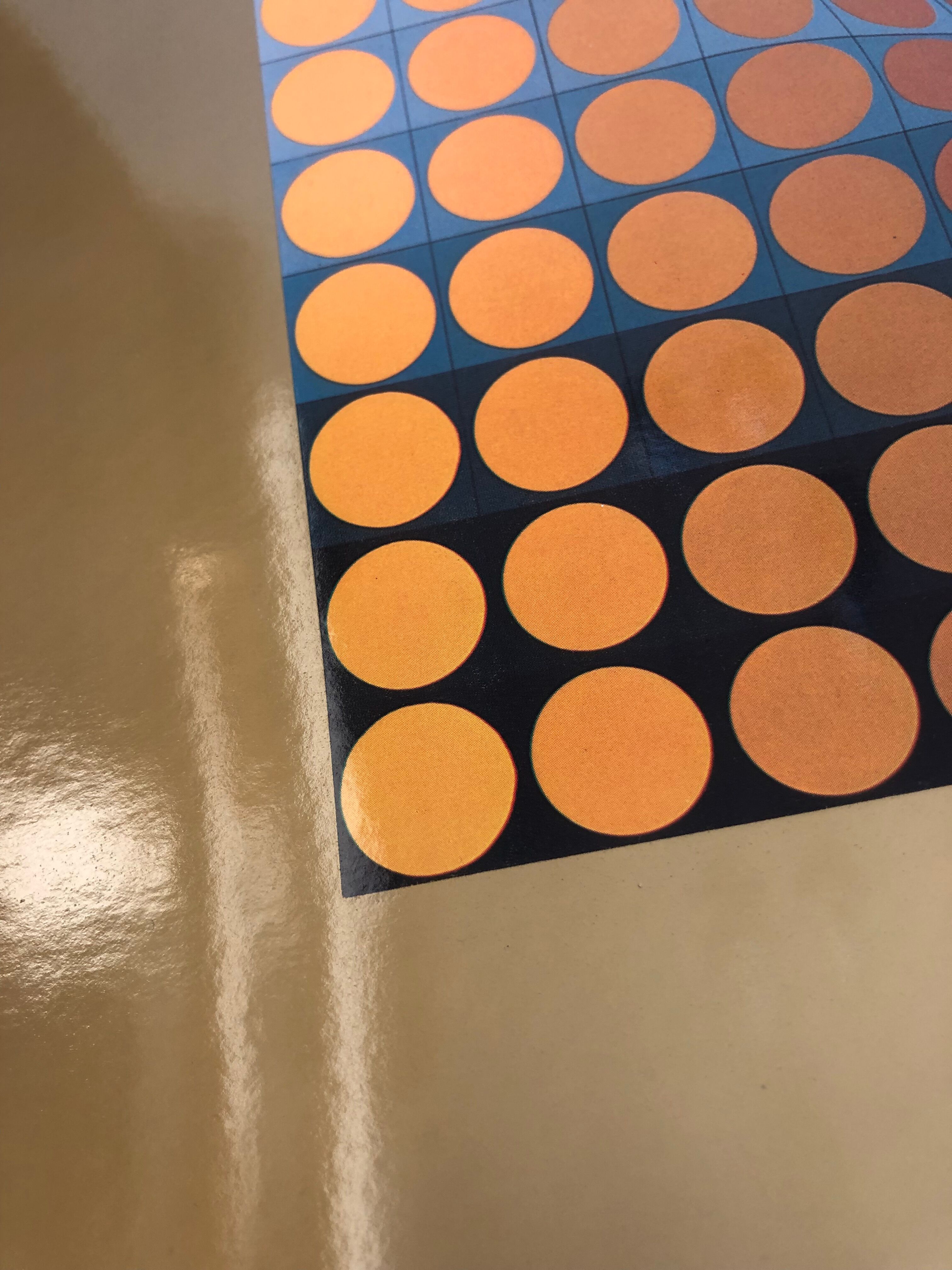 Heliogravure Vega - Zett by Victor Vasarely 60x60cm, print from 1974