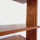 Vintage modular secretary shelf bookcase in teak from the 60s