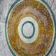 Large ceramic art bowl from the 50s and 60s, vintage wall decor or fruit bowl