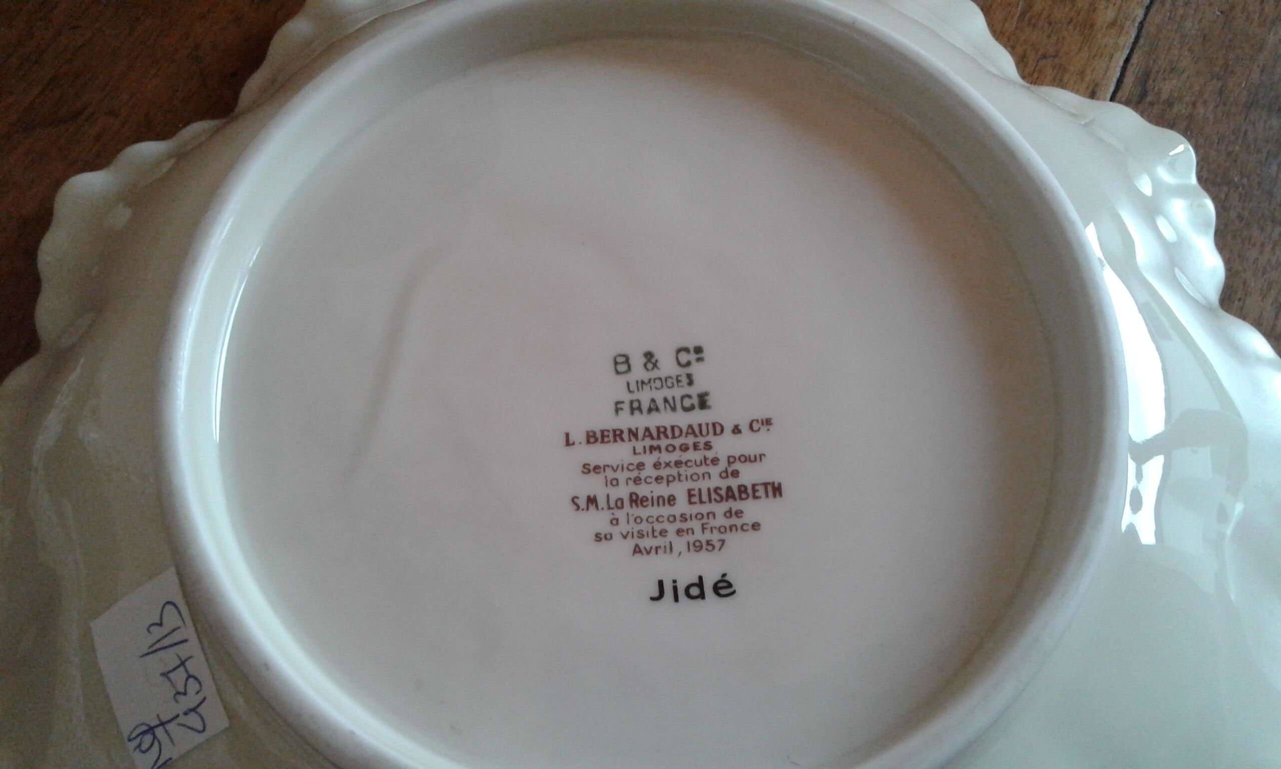 Fruit cup, porcelain limoges Bernardaud