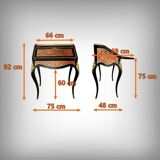 Lady's desk in Boulle marquetry, Napoleon III – Mid-19th century