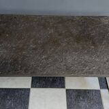 Slate top and chrome coffee table by Dr. Peter Daenert 1970s