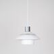 Pair of 2 Danish vintage pendant lamps Korfu by Design Light, 1980s