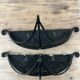 Set of two Art Nouveau wall sconces DAUM Nancy 1900-1910 40 cm