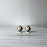 Salt shaker and pepper shaker in the shape of fish - Ceramic - Funny and atypical - Excellent condition